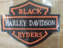 Black Harley Davidson Patch