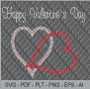 Rhinestone Template - Happy Valentines Day