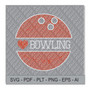 Rhinestone Template - Bowling Ball 1