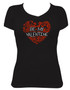 Rhinestone SVG - Be My Valentine