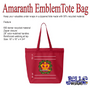 Embroidery - Amaranth Emblem Custom Tote Bag