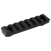 Midwest Industries Polymer M-LOK Rail, Fits M-LOK Handguards, 7 Slot, Polymer Construction, Matte Finish, Black, Hardware Included MI-7PMR