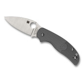 Spyderco Sage 5 Lightweight, Folding Knife, Plain Edge, Gray FRN Handle, Satin Finish, Silver, 3" Blade Length, Maxamet Steel C123PGY Spyderco Sage 5 Lightweight, Folding Knife, Plain Edge, Gray FRN Handle, Satin Finish, Silver, 3" Blade Length, Maxamet Steel C123PGY