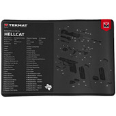 TekMat Original Mat, Springfield Hellcat, Cleaning Mat, Thermoplastic Surface Protects Gun From Scratching, 1/8" Thick, 11"x17", Tube Packaging, Black TEK-R17-HELLCAT