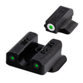 TRUGLO Tritium Pro, Sight Set, For S&W Bodyguard, Green Tritium, White Ring on Front Sight TG-TG231MP2W TRUGLO Tritium Pro, Sight Set, For S&W Bodyguard, Green Tritium, White Ring on Front Sight TG-TG231MP2W