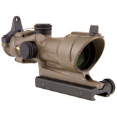 Trijicon ACOG Rifle Scope, 4X 32, Amber Crosshair .223 Reticle, Center Illuminated, w/BUIS & TA51 Mount-CK-FDE, Dark Earth TA01-D-100319