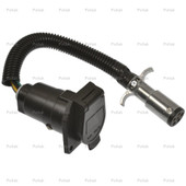 Pollak 6 Pole Round To 7 Way Blade Trailer 6P-104V
