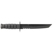 KA-BAR Knives KA-BAR, Tanto, Fixed Blade Knife, 8" Blade Length, 12.813" Overall Length, Tanto Point, Combo Edge, 1095 Cro-Van Steel, Matte Finish, Black, Black Kraton G Handle, Includes Glass Filled Nylon Sheath, Clamshell Packaging 1245CP KA-BAR Knives KA-BAR, Tanto, Fixed Blade Knife, 8" Blade Length, 12.813" Overall Length, Tanto Point, Combo Edge, 1095 Cro-Van Steel, Matte Finish, Black, Black Kraton G Handle, Includes Glass Filled Nylon Sheath, Clamshell Packaging 1245CP