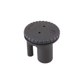 Perko 0543 Vented Fill f\/1-1\/2" Hose - Straight Neck - Gas - Black