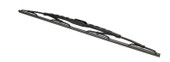 HELLA 191398261 WIPER BLADE 26' COMMERCIAL SINGLE 26 Inch; Conventional Style; Steel Frame; Natural Rubber Blade; Black; For Commercial Vehicles; Single; With Pre Attached Universal Adapter