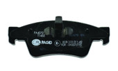 HELLA 355011421 BRAKE PAD SET  DISC BRAKE Low-Metallic; Set Of 2; With Mounting Hardware