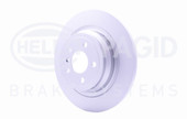 HELLA 355122861 BRAKE DISC Solid; One Piece Design; Wheel Bolt Pattern 6 x 112 Millimeter; 325 Millimeter Diameter x 54 Millimeter Height x 14 Millimeter Thickness; 67 Millimeter Hub Diameter; Zinc Coated Gray Cast Iron; Single