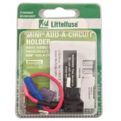 LITTELFUSE FHM200BP MINI FUSE ADD-A-CIRCUIT K Use to Add an Accessory Fuse to Fuse Box Without Splicing into Vehicle Wiring; With Power Lead/ One 3 Amp/ One 5 Amp/ One 7.5 Amp/ One 10 Amp Fuse