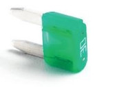 LITTELFUSE MIN30BP MINI FUSE 5 CDS/PACK  30A Green Blade; 30 Amp; Pack Of 5; Carded