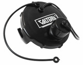 VALTERRA LLC T1020-1 TERMINAT. CAP W/HOSE CONN Bayonet Waste Valve Cap; With Garden Hose Connector; Black; Single; Without Retail Package
