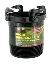 VALTERRA LLC T1027 RIGID SEWER PIPE ADAPTOR Rotating Rigid Sewer Pipe With 3 Inch Male Thread x Bayonet Hooks; Without Flange; Plastic