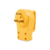 CAMCO 55242 30AMP REPLACEMENT PLUG BU Replacement Plug For Power Grip Power Cords; 30 Amp; TT-30P; With Plug Head Handle; Yellow; Bulk