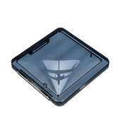 DOMETIC K1020-19 SMOKE DOME KIT Hinge With Rivets; Smoke; Polycarbonate