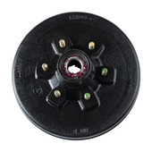 LIPPERT COMP 814202 12' BRAKE HUB ASSEMBLY 6-5.5 BC; 1/ Hub And Drum; Fits Lippert 5200 To 6000 Pound Axle; 6 x 5-1/2 Inch Diameter Bolt Pattern; Electric Brakes; 12 Inch Diameter; Cast Iron; With Bearing Races and Wheel Bolts; Single