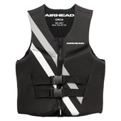 AIRHEAD 10075-10-B-BK NEOLITE ORCA  L Life Vest; U S Coast Guard Approved; Large; Kwik-Dry NeoLite Shell; Black/Grey/ White; Closed Sides With Zipper And 2 Buckle Release Straps