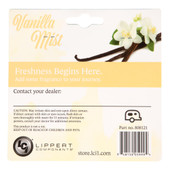 LIPPERT COMP 808121 RV AIR FRESHENER - VANILLA MIST (TR Travel Trailer Design; Vanilla Mist; Hangable; Single