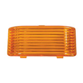ARCON 18107 LENS F/PORCH LIGHT AMBER Replacement For Arcon Porch/Utility Lights; 5-1/4 Inch x 2-1/2 Inch; Amber