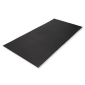 TRAILFX 408N HD BEDMAT UNIVERSAL 4'X8' Universal; 3/8 Inch Thick Heavy Duty; Drop-In; 8 Foot Length X 4 Foot Width; Without Raised Edges; Textured Pebble Surface Design; Black; Rubber; Tailgate Liner/ Mat Not Included