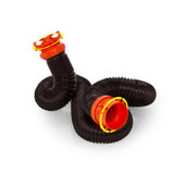 CAMCO 39764 10' RHINOFLEX EXTENSION K 10 Foot Length Extension; 23 Mils Polyolefin Reinforced With Steel Wire; Black Hose; With Swivel Lug and Swivel Bayonet Fittings and Reusable Locking Ring
