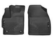 Husky Liner 17341;Floor Liner; WeatherBeater™; Black; Molded Fit; Raised Ridge; TPO (Thermoplastic Olefin); 2 Piece