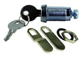 JR PRODUCTS 00175 1-1/8' KEYED CMPT LOCK Key Lock; 1-1/8 Inch Length; Universal Fit; For Deluxe Baggage Compartment Doors; With Flat And Offset Blades