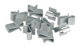 C.E. SMITH 16867A TRAILER FRAME WIRE CLIPS Use To Secure Drooping Trailer Wiring; Silver; Zinc Plated; Steel; Pack Of 10; Grips Edges Up To 5/32 Inch Thickness