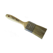 REDTREE IND 12023 ONYX PAINT BRUSH (WHITE BRISTLE - F 1-1/2 Inch Flat Brush; 1/2 Inch Thickness; White China Bristle; Varnished/ Beavertail Wood Handle; Single; Reusable; 2-1/4 Inch Length Chisel Edge Trim; For Use With Varnishes/ Enamels/ Urethanes