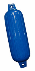 TAYLOR MADE 543116 6' X 22' BLUE BOAT GUARD FENDER Ribbed; Round; 6 Inch Diameter x 22 Inch Length; Blue; Vinyl; With Needle Type Valve For Inflation; Single