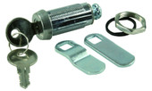 JR PRODUCTS 00185 1-3/8' KEYED CMPT LOCK Key Lock; 1-3/8 Inch Length; Universal Fit; For Deluxe Baggage Compartment Doors; With Flat And Offset Blades