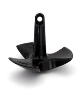 GREENFIELD 512-E-UPC 12 LB. RIVER ANCHOR - BLACK Deep Water; River Tri-Fluke Style; Holds Up To 14 Feet Length Boat; 12 Pound; 10 Inch Length x 10 Inch Width x 7-3/4 Inch Height; PE Coated; Black; Cast Iron; Anchor Only