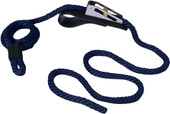 TAYLOR MADE 1137 TIDY GARD FENDER ADJUSTER W/ROPE NA Use With 3/8 Inch Fender Lines; Strap Snap Over; For Standard Diameter Rail; Navy; Vinyl; With 6 Foot Length Solid Braid Polypropylene Line; For Marine Applications