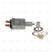 POLLAK 35-306P 75 AMP PUSH/PULL SWITCH 6 To 28 Volt; 75 Amp DC; Push-Pull; Off-On; Single Pole Single Throw; Non-Lighted; Chrome Plated Knob; Without Safety Cover; Retail Packaging