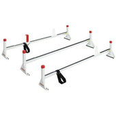 WEATHERGUARD 216-3 ALL-PURPOSE VAN RACK Gutter Mount; Multi-Fit; 16 Inch Height; Set Of 3; Powder Coated; White; Steel WEATHERGUARD 216-3 ALL-PURPOSE VAN RACK Gutter Mount; Multi-Fit; 16 Inch Height; Set Of 3; Powder Coated; White; Steel