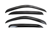 TRAILFX 4167H TFX WNDW VT 4PC TERRAIN 10-17 Low Profile; Tape-On; Smoke; Acrylic; Set of 4