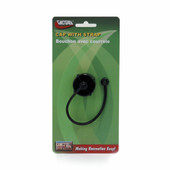 VALTERRA LLC T1020-1DVP HOSE CAP 3/4' BLACK 1/CD For Use With Sewer Caps With 3/4 Inch Gray Water Drain; Garden Hose Cap; With Strap; Black; Single; With Retail Package