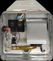 SUBURBAN MFG 5238A SW6D 6-GAL DIRECT SPARK WATER HEATR LP; Model Number SW6D; 6 Gallon Tank; Direct Spark Ignition; 12000 BTU; 12-11/16 Inch Width x 12-11/16 Inch Height x 19-3/16 Inch Depth; 33.3 Pounds; Non Portable; Without Wall Switch