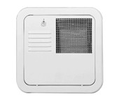 SUBURBAN MFG 6259APW 10GAL SUBURBAN DOOR POLAR For Suburban 10/ 12/ 16 Gallon Water Heater; Flush Mount; Polar White; Galvanized Steel; With Frame And Screen