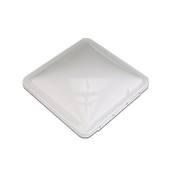 DOMETIC K1020-81 DOME KIT- WHITE POLYCARB Hinge With Rivets; White