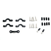 YAKGEAR PEK5 PAD EYE KIT (5 PIECE) Provides 1-1/2 Inch Across And 3/8 Inch High Attachment Points For Seats/ Leashes And Other Things; Black; Nylon; Pack Of 5; With Mounting Hardware