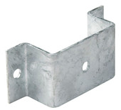 C.E. SMITH 45004G40 2X4' STAKE POCKET Use To Add Removable Sides To Trailer; 3-1/2 Inch Length x 2-1/2 Inch Width x 1-1/2 Inch Height; Galvanized; Silver; Steel; 3/8 Inch Mounting Hole Size; Single; Sized To Receive Standard 2 Inch x 4 Inch Studs