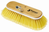 SHURHOLD IND 980 10' DECK BRUSH SOFT YELLOW POL Use On Gelcoat/ Clear Coat/ Fiberglass And Paint Surfaces; 10 Inch Soft Deck Brush; Polystyrene Bristle With Split End Fibers; Yellow; Single