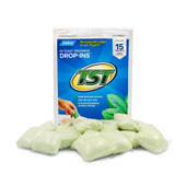 CAMCO 40264 TST DROP-INS  15/BAG Chemical Treatment Used To Break Down Waste and Tissue; Without Formaldehyde; With Deodorant; Original Scent; Treats 40 Gallon Holding Tank; Drop-INS ?äó Individual Dose Pouches; Bag of 15 Treatments
