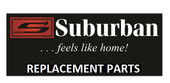 SUBURBAN MFG 6258AEB DOOR SF RV FURNACE 1 PK Replacement For Suburban SF Series Furnace; Black