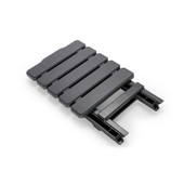 CAMCO 51881 TABLE FOLDING SM CHARCOAL 12 Inch Length x 14 Inch Width x 15 Inch Height; 30 Pound Weight Capacity; Folding; Charcoal; Plastic