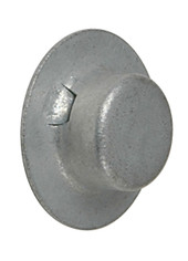 C.E. SMITH 10801A 5/8'  CAP NUTS 5/8 Inch Diameter; Zinc Plated Steel; Set Of 8